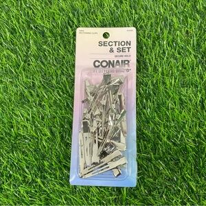 Conair Section & Set Silver Hair Sectioning Clips 30 CT